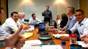 Mike in a meeting, workshop cropped smaller doc