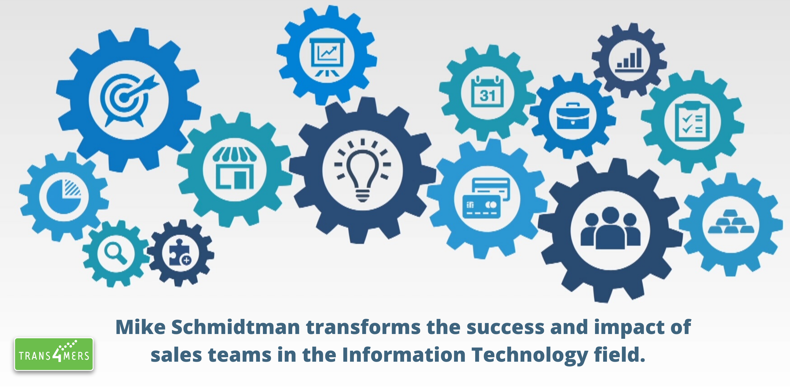 Mike Schmidtman transforms the success and impact of sales teams in the Information Technology field.